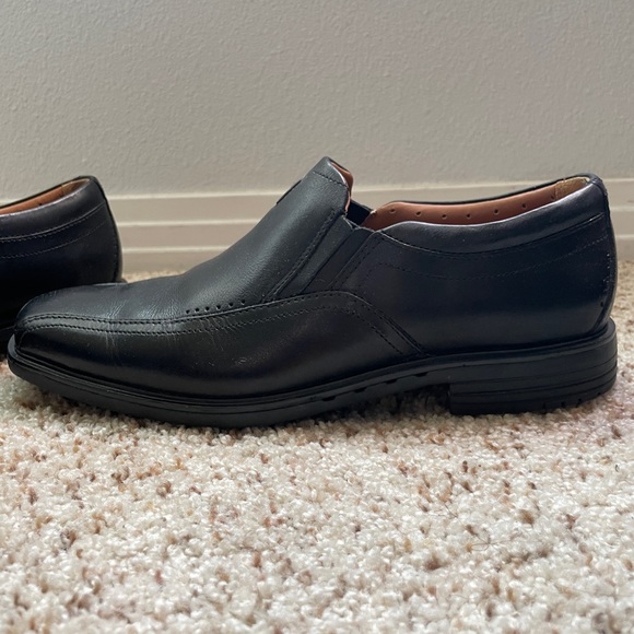 Clark’s Unsheridan Go Black Leather - 7.5 M US / 40 EU - Picture 3 of 6